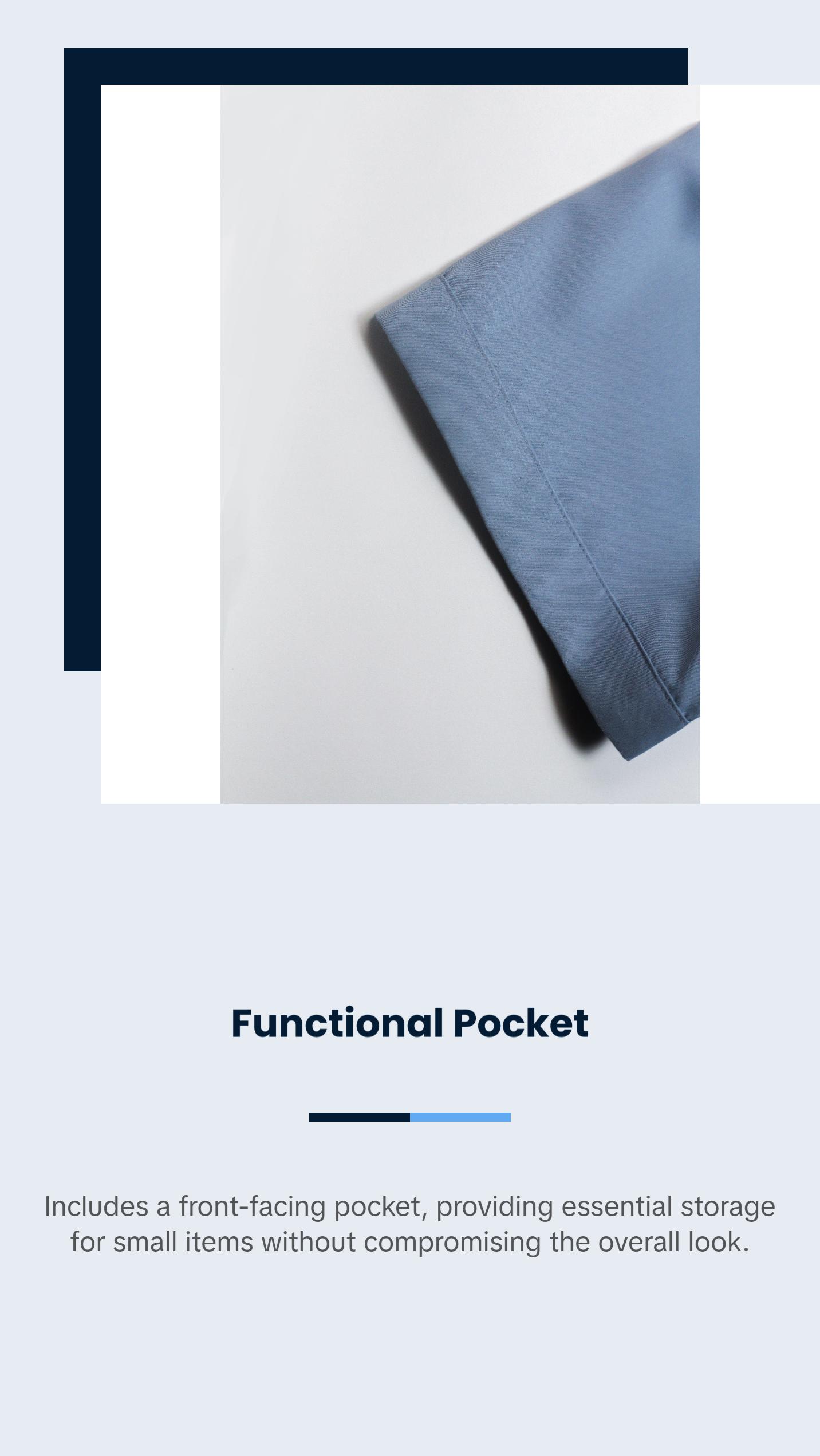 Sky Blue 2-piece Men's Outfit Set