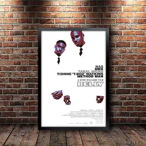 Vintage Movie Poster Art - Full Size Decor For Film Buffs Ready To Hang Inspirational Without Frame