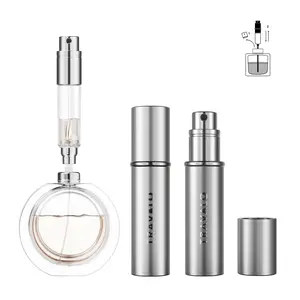 Travalo ESSENTI Refillable Perfume Atomizer, Bottom Filling Fragrances Perfume Bottle, Mini Cologne Dispenser, Travel sized, Portable Sprayer for Women Men, Gift