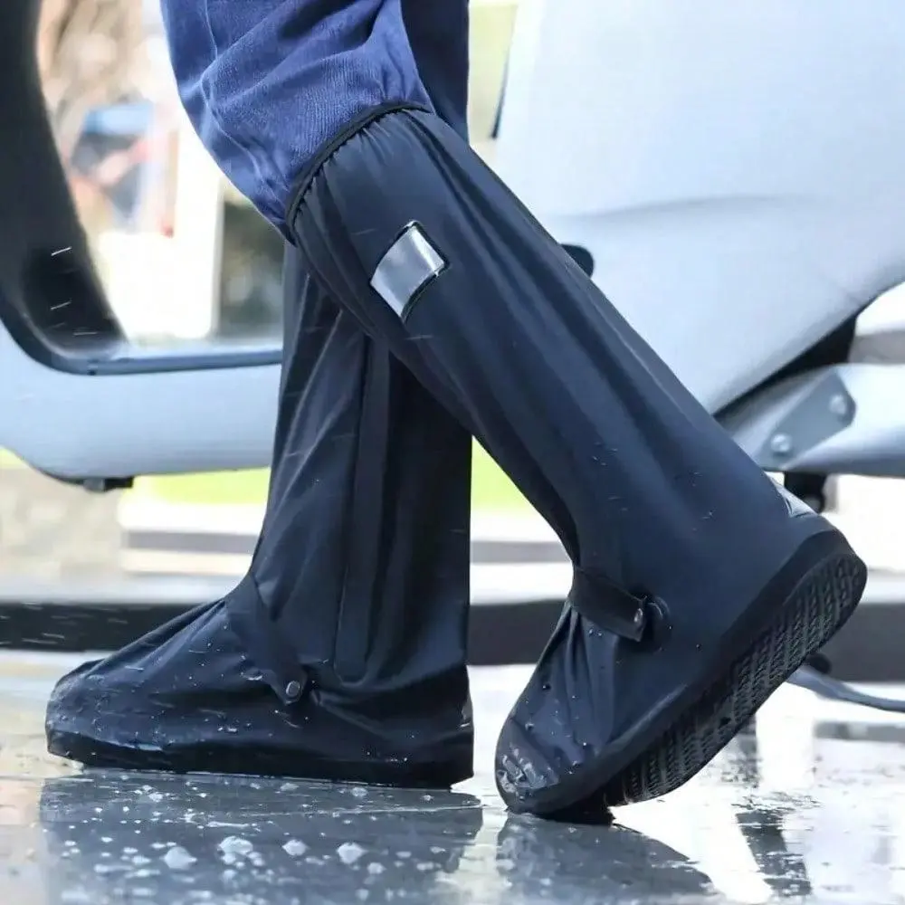 Rainproof Shoe Cover, 1 Set Waterproof Non-slip Shoe Cover, Outdoor Shoe Protector for Men and Women, Home Supplies, Household Items