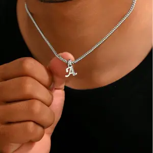 Style -set 26-letter Pendant Necklace With Initials As A Gift For Your Boyfriend