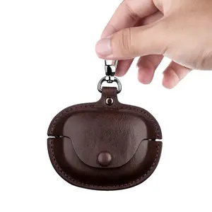 Protective Case for Bose Ultra, Business Vintage Design, PU Leather Feel, Thick Effective Protection, Top Hook Setting, Headphone Accessories, Headphone Bag