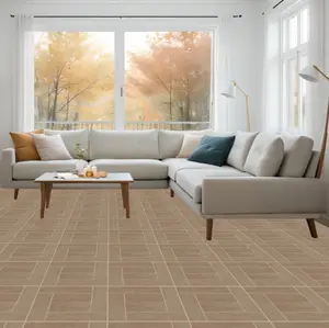 12x12 Inch Peel and Stick Vinyl Floor Tiles, 1.2mm Thick, 20 Tiles per Pack, 20 Sq. Ft. Coverage, Saddlewood