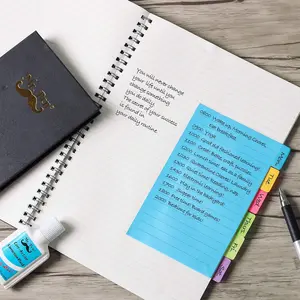 Sticky Notes Set, 410 Pack, School Supplies, Office Supplies, Planner Sticky Note Dividers Tabs, Book Notes, Bible Sticky Notes, Back to School