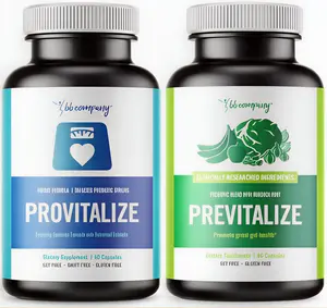 BB Company Slim Gut Bundle for Women Menopause Prebiotics & Probiotics Digestive Health Joint Support Sexy Midsection 30 Day Supply Provitalize & Previtalize