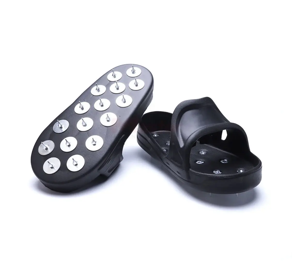 Epoxy Spiked Shoes for Resinous Coatings