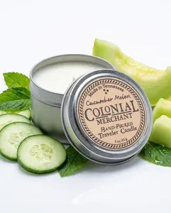 3 oz. Cucumber Melon Premium Travel Candle