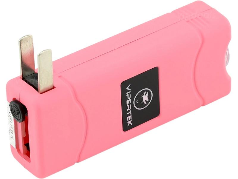 VIPERTEK Micro Mini PINK VTS-881 Built in LED Flashlight Rechargeable For Emergencies and Outdoor Activities