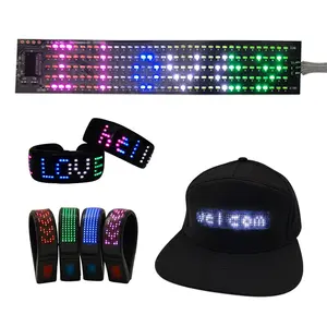 newstyle Car Interior Sticker with Flexible Screen - Bluetooth App Control, APP-Programmable Scrolling Text, DIY Animation, Soft Bendable Design, Customizable Messages - Eye-Catching for Events, No Warranty