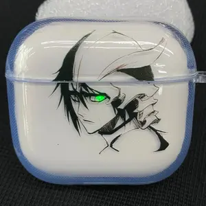 Anime Inspired Earphone Case -AOT,Berserk,Naruto,souleater,JJK,Dandadan,ect.Cool Anime Character AirPods Case Stylish Cover for AirPods 34Pro2,Otaku Accessory, Trending Gift Idea for Anime Fans Cool anime character design - perfect for fans & collectors