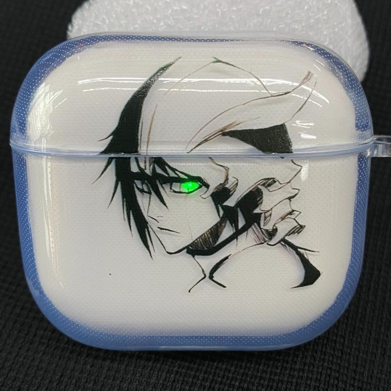 Anime Inspired Earphone Case -AOT,Berserk,Naruto,souleater,JJK,Dandadan,ect.Cool Anime Character AirPods Case Stylish Cover for AirPods 34Pro2,Otaku Accessory, Trending Gift Idea for Anime Fans Cool anime character design - perfect for fans & collectors
