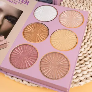 Natural color payoff multi-effect makeup palette includes eyeshadow lip gloss blush highlighter contour non-flying powder beginner-friendly long-lasting no fading daily commute one palette solves all Set Smooth Cosmetic