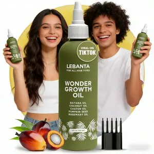 Lebanta Batana Oil For Hair Growth (BOGO)-100% Pure, Raw & Natural Blend WithOrganic Castor, Pumpkin Seed, Coconut andRosemary Oil Thicker, Stronger Hair ForMen & Women Scalp (2 Pack) Haircare Serum