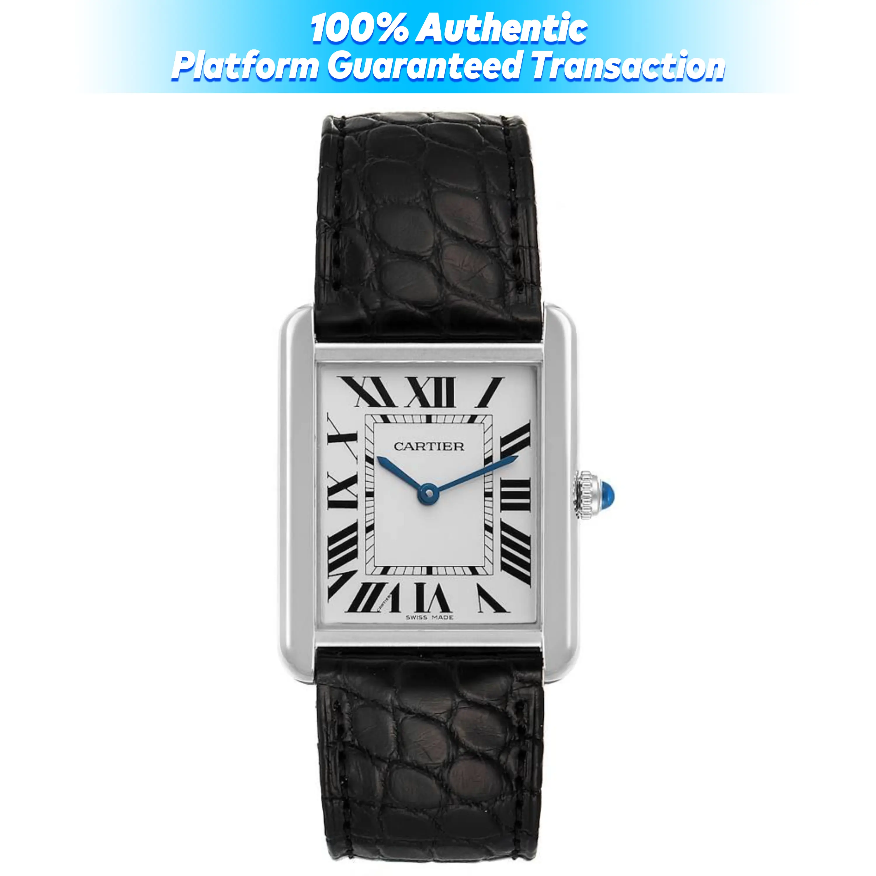 Cartier Tank Solo Large Model Quartz Watch 34.8x27.4MM Reference： W5200003/3678