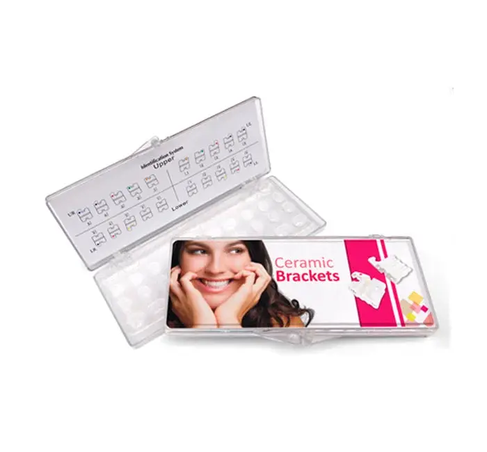 Case of Brackets Ceramic hook 3,4,5 lines on base 20 pcs