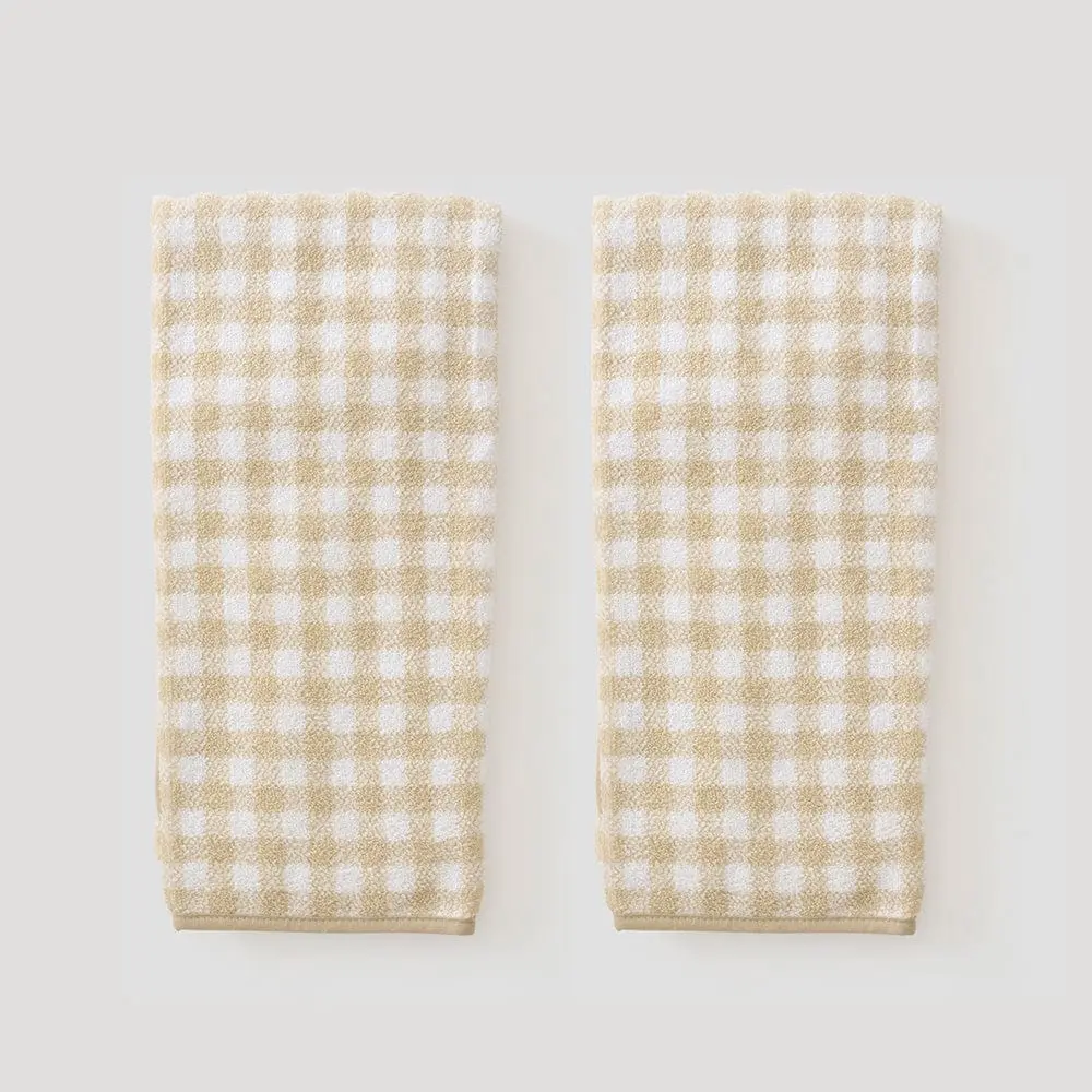 Patterned Hand Towels (pair)