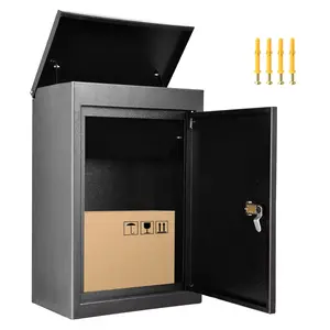 YITAMOTOR Outside Package Delivery Box, 19.7x13.4x8.7 inch Outside Package Drop Box with Coded Lock, Locking Mailbox for Outside Home Garden, Office, School to Collect Package and Mail Organiser Racks