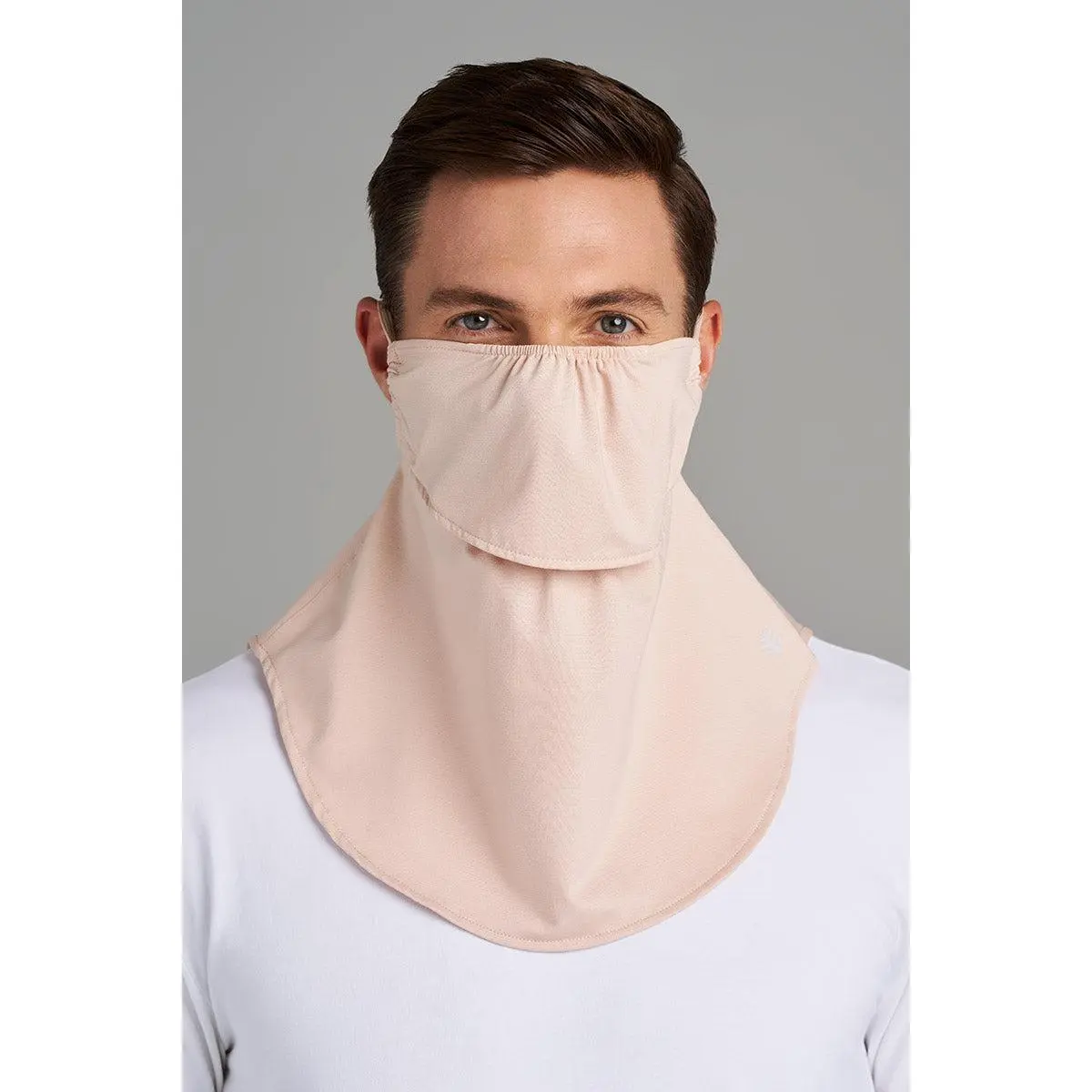 Vermilion | Face Mask with Neck Coverage | Beige