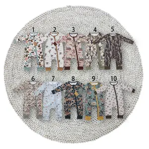 Baby Boys Twins Infant Southern Hunting Season Deer Dog Duck Camouflage Long Sleeve Round Neck Zip Footie Rompers Sleepwear Sleepers