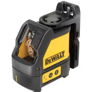 DEWALT Red Self-Leveling Cross-Line Laser Level - 165 ft Range, Compact and Stable Chassis, High Rigidity Aluminum Alloy, High-Definition Lens, Includes 3 AA Batteries & Case