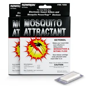 Flowtron MA-1000 Octenol Mosquito Attractant (2-Pack) for BK-15, BK-40, BK-80, MC-9000, FC-8800