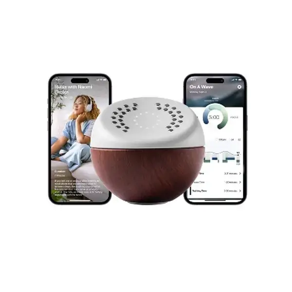Hyperice Core Premium Smart Meditation Trainer, Stainless Steel, Therapy, Sleep Aid