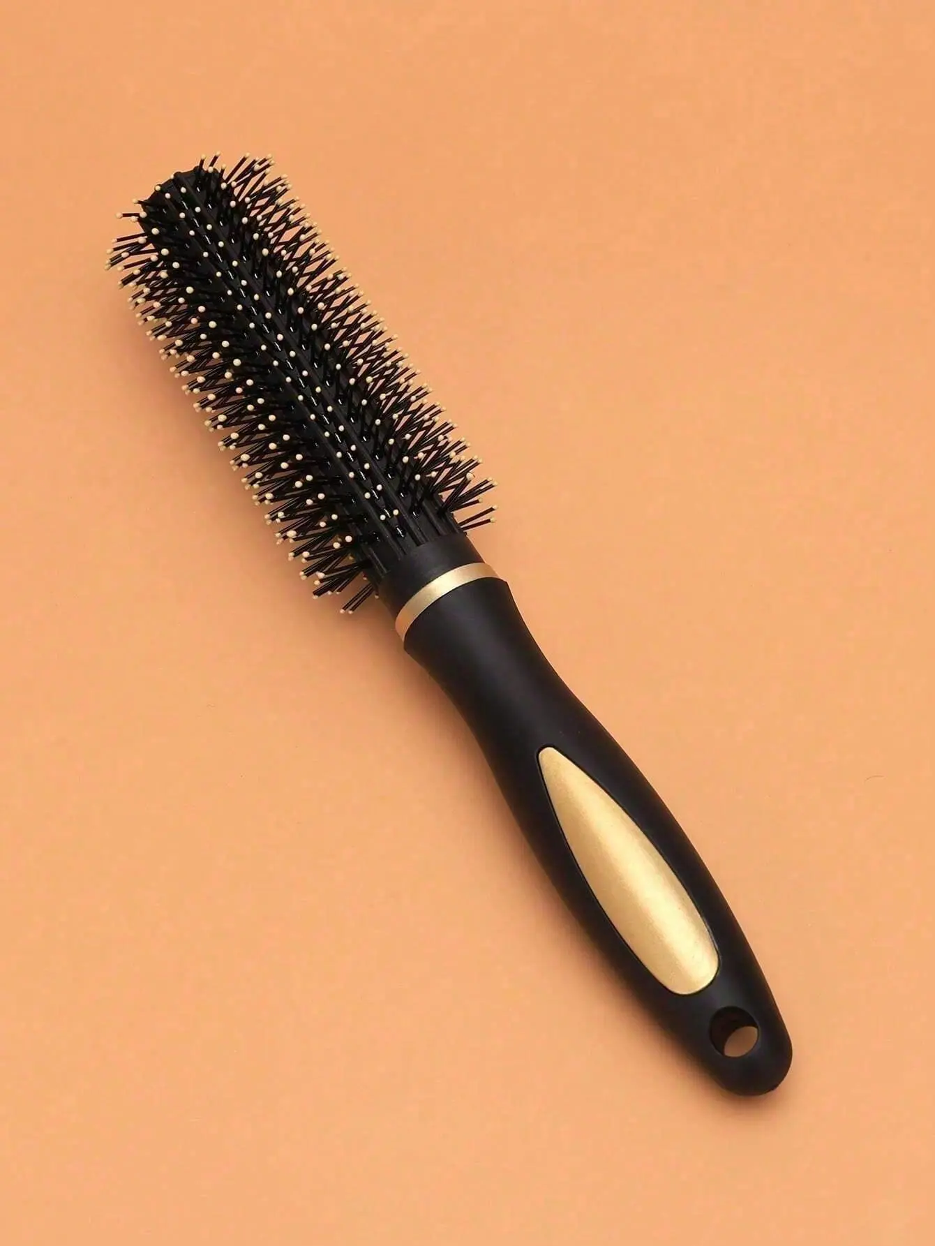 Portable Black Wide Tooth Detangling Hair Comb - Multi-function Women's Haircare Styling Tool for Travel and Salons, Naturally Derived Beauty Essential
