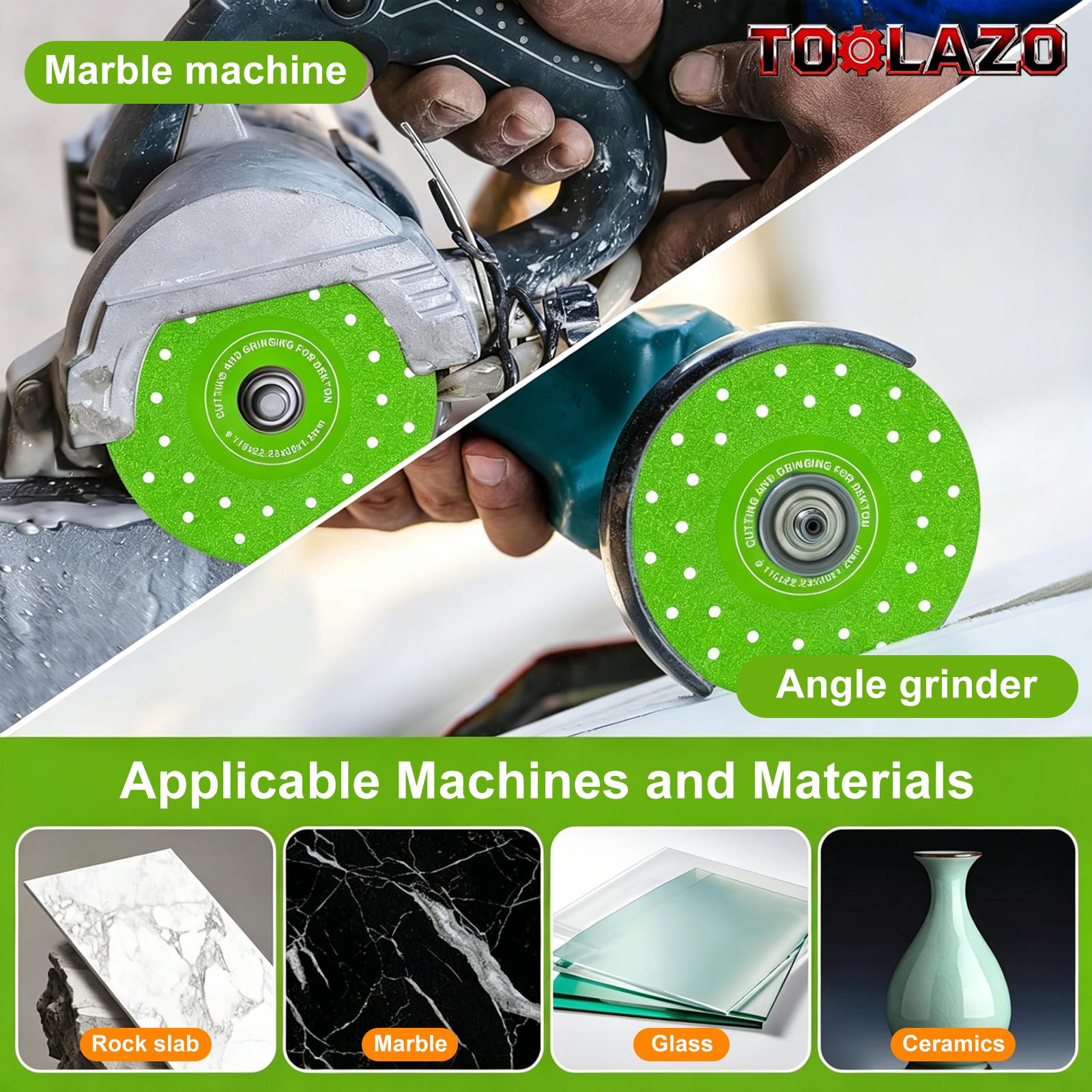 3PCS 4.5 Inch Ultra Thin Diamond Cutting Discs Set, Air Brazed High Performance Angle Grinder Saw Blades, Fast Precision Cutting Wheels for Ceramic, Glass, Marble, Granite, Porcelain Tile and Masonry Cutting Tool Kit drill bit woodworking tool tap 3PCS 4.5 Inch Ultra Thin Diamond Cutting Discs Set, Air Brazed High Performance Angle Grinder Saw Blades, Fast Precision Cutting Wheels for Ceramic, Glass, Marble, Granite, Porcelain Tile and Masonry Cutting Tool Kit drill bit woodworking tool tap