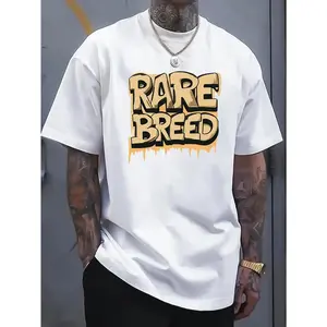 Men'sGraphic T-Shirt - Casual Cotton, Short Sleeve, Round Neck, All-Season Wear, Machine Washable, Breathable Clothing | Bold Graphic Tee |