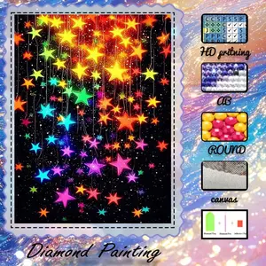 DIY 5D Velvet Fabric Diamond Painting Kit, AB Diamonds, Fairy Dust Diamonds, Colorful, Stylish Embroidery, Background Diamond Embroidery, Diamond Art Set, Wall Decoration, Gift for Family, Loved Ones, and Friends