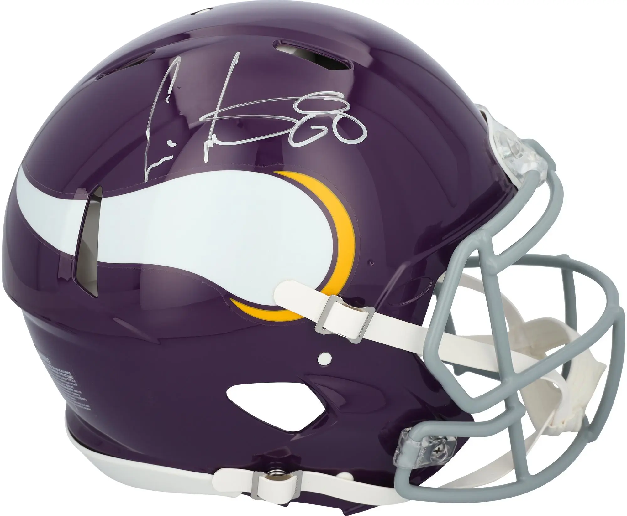 Cris Carter Minnesota Vikings Autographed Riddell 1961-1979 Throwback Speed Authentic Helmet - Fanatics Authentic Certified