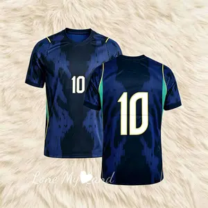 10# Neymar JR 2026 Home Short Sleeve Soccer Jersey Quick-Dry
