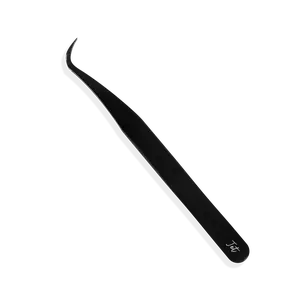 PLA Beauty LIMITLESS Control Grip Tweezer for Lash Extensions - Jet