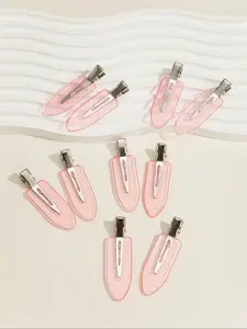 10pcs Women's Invisible Hair Clips, Transparent Clips for Daily Use, No-Trace Hair Accessories, Perfect for Everyday Styling, Durable & Secure Hold