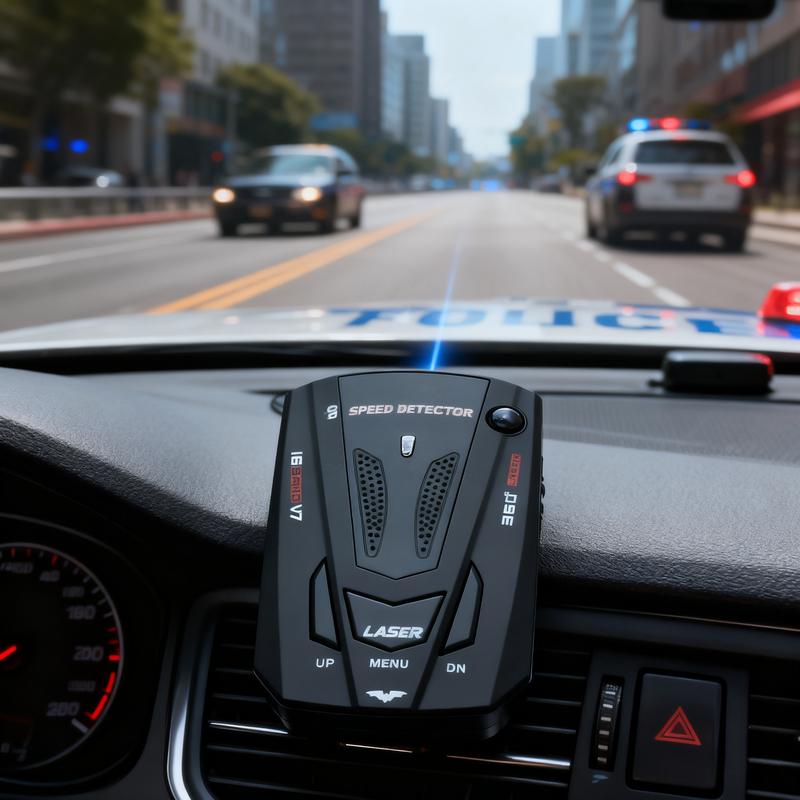 360° Long Range Radar Detector for Cars Full Band VoiceAlert LED Display Detects K Ka Laser X Speed Trap HighSensitivity CityHighway Mode Essential Car Accessories for Road Trip 360° Long Range Radar Detector for Cars Full Band VoiceAlert LED Display Detects K Ka Laser X Speed Trap HighSensitivity CityHighway Mode Essential Car Accessories for Road Trip