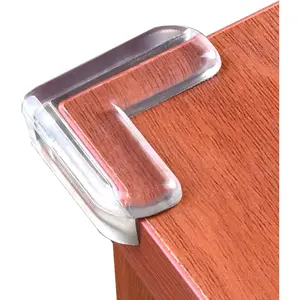 12 Pack Clear Corner Guards, Table Corner Protectors, Clear Edge Safety Bumpers, High Resistant Adhesive Gel Corner Protector for Baby Kids, Furniture, Cabinet, Glass, Coffee Table
