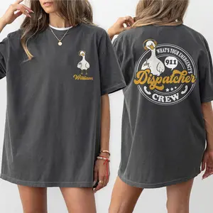 Funny 911 Dispatcher T-Shirt, What’s Your Emergency Duck Graphic Tee, Emergency Crew Shirt, First Responder Appreciation Gift, Unisex Casual Workwear Style