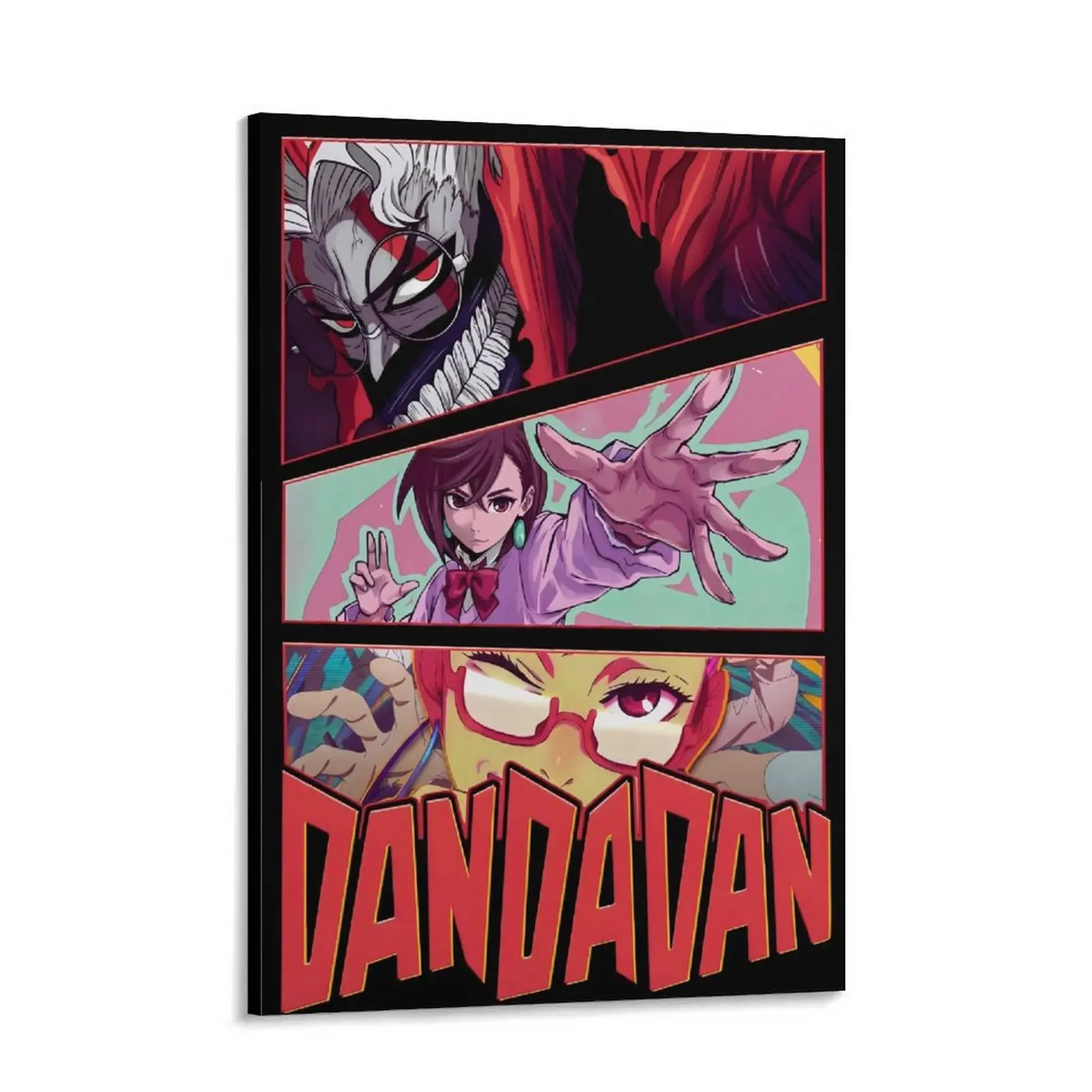 Dandadan Inspired Anime Canvas   Poster, Japanese  Style Canvas Print, Colorful Anime Room Decor  Gaming Setup Bedroom Living Room, Modern Otaku  Decoration   and Anime  Fans Wall Art manga for