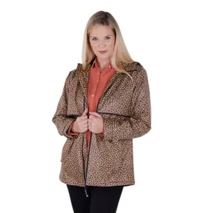 Leopard Print New Englander Rain Jacket