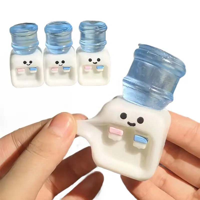 Squishy Water Dispenser Squeeze Toy Funny Stress Relief Decompression Fidget Toy for Adults and Friends Squeeze Anti Stress Toy