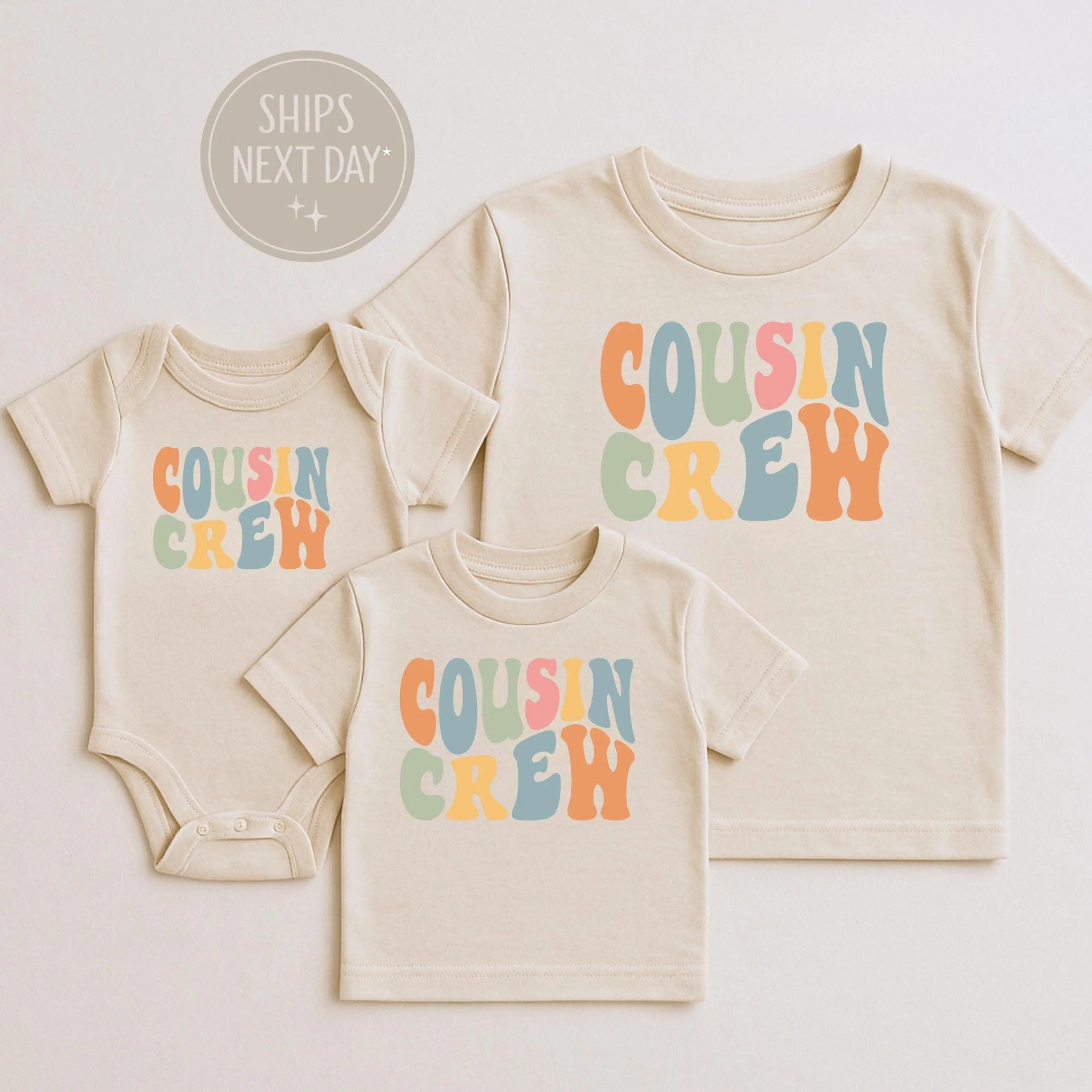 Matching Cousin Crew Shirts for Baby, Toddler, Kids & Adults, Family Reunion Shirts, Cousins Vacation, Cousin Crew Shirt, New Cousin Shirts Womenswear Clothes