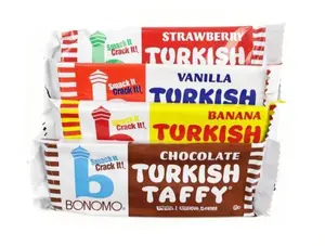 Bonomo Turkish Taffy 1 Count - Snack Candy with Original Favors - 113 Grams