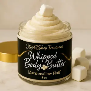 Marshmallow Fluff ~Whipped Body Butter for Nourishing Moisturizing Soft Skin