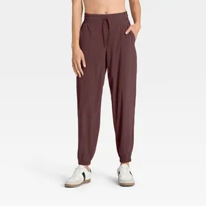 Women's Active Light Mid-Rise Joggers - All In Motion Brown XS Long