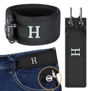 HAILTH Tactical Metal Hook Elastic Belt (Unisex) - Patented No - Buckle Invisible Design | Soft Adjustable Side TikTokShopBlackFriday