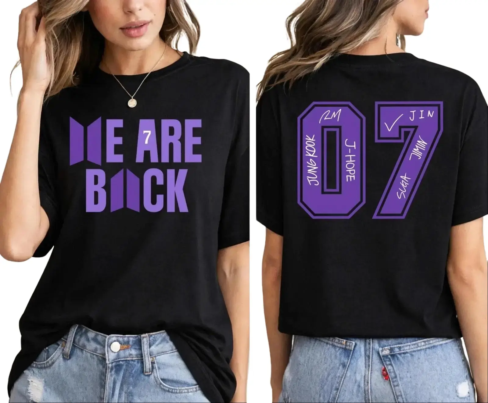 World Tour 2026 T-shirt, Bangtan Boys Comeback 2026 T-shirt, K-pop Concert Tee Unisex