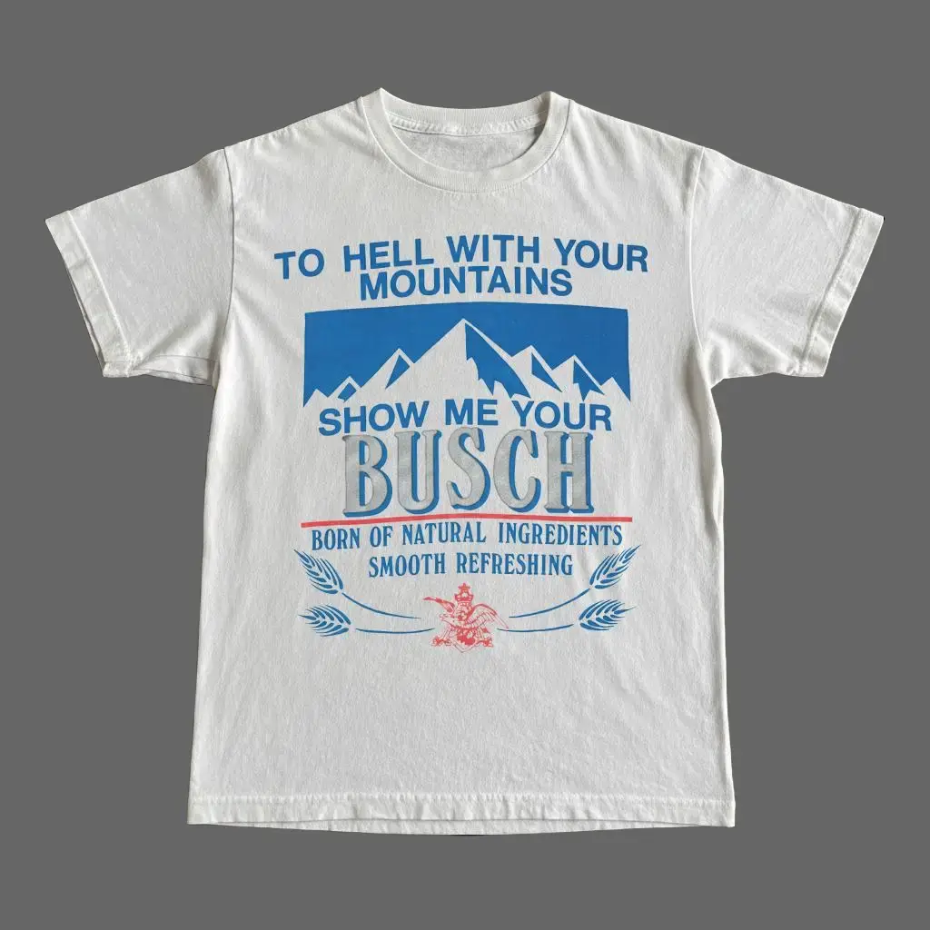 Vintage Busch Beer Tee, Gift For Him, Gift For Fan, Gift For All #     SummerVibes
