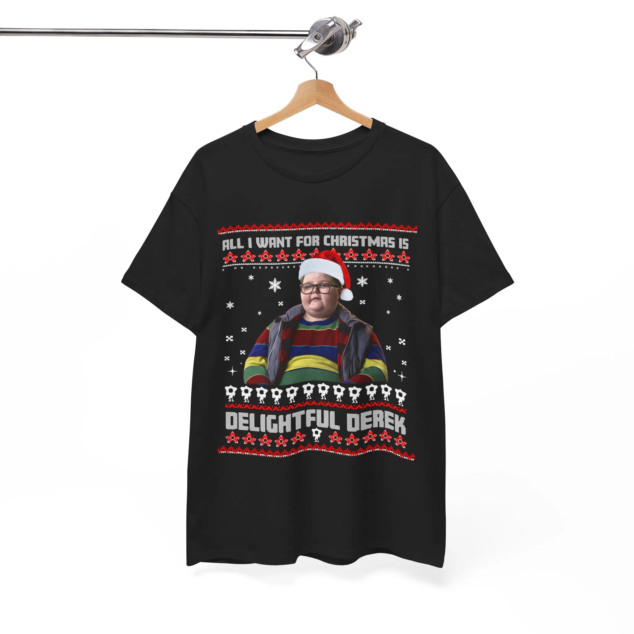 Delightful Derek Christmas Shirt, STS5 Shirt Gift For Fans, Hoodie Sweatshirt Tshirt