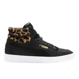 PUMA Mens Ralph Sampson Mid Wild Lace Up Sneakers Shoes Casual - Black