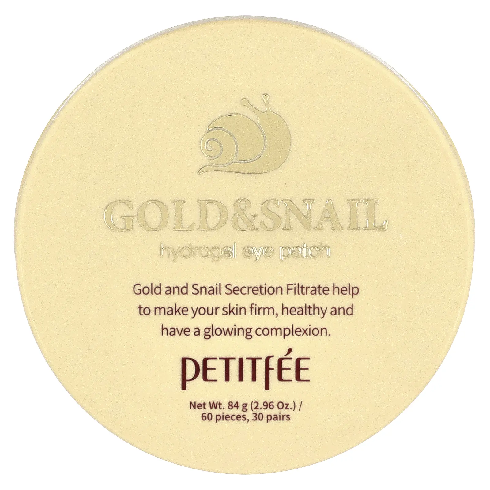 Petitfee Gold & Snail Hydrogel Eye Patch, 60 Patches Petitfee Gold & Snail Hydrogel Eye Patch, 60 Patches
